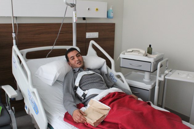 Ferit descarrilament tren Vacarisses hospital Anton Rosa