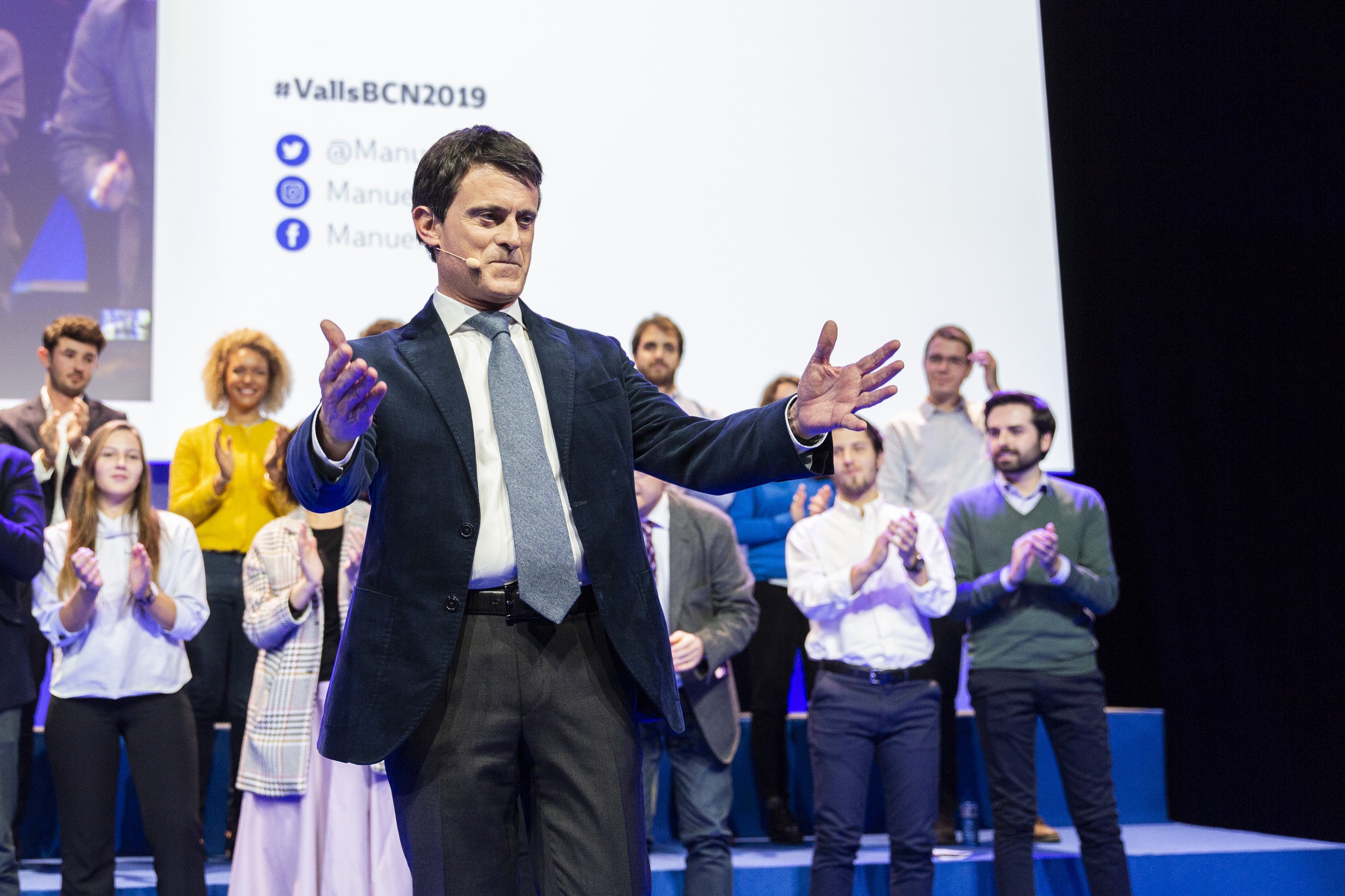 Manuel Valls Inici campanya - Sergi Alcazar