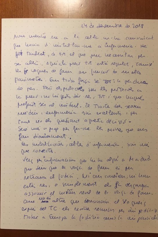 carta turull 14º día