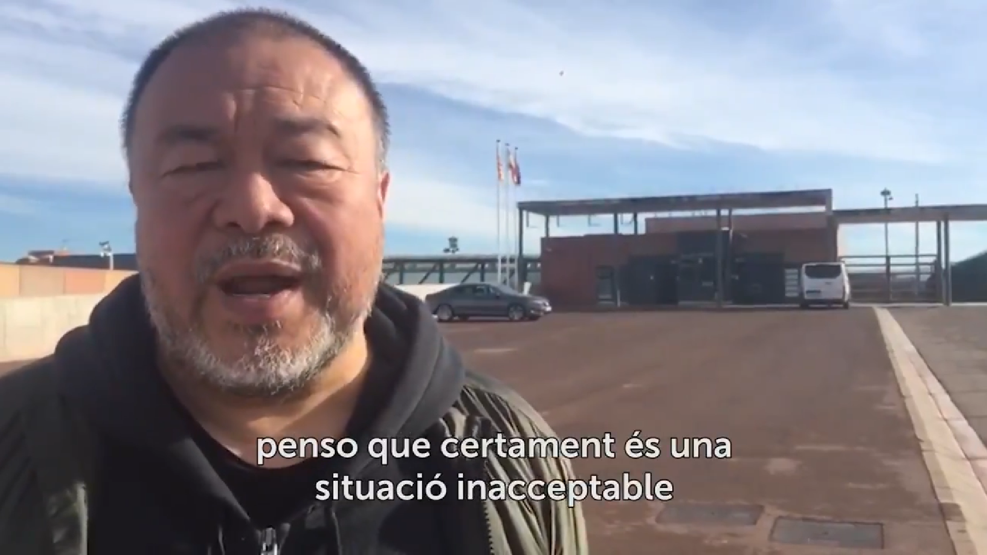 Ai Weiwei visita Jordi Cuixart a Lledoners