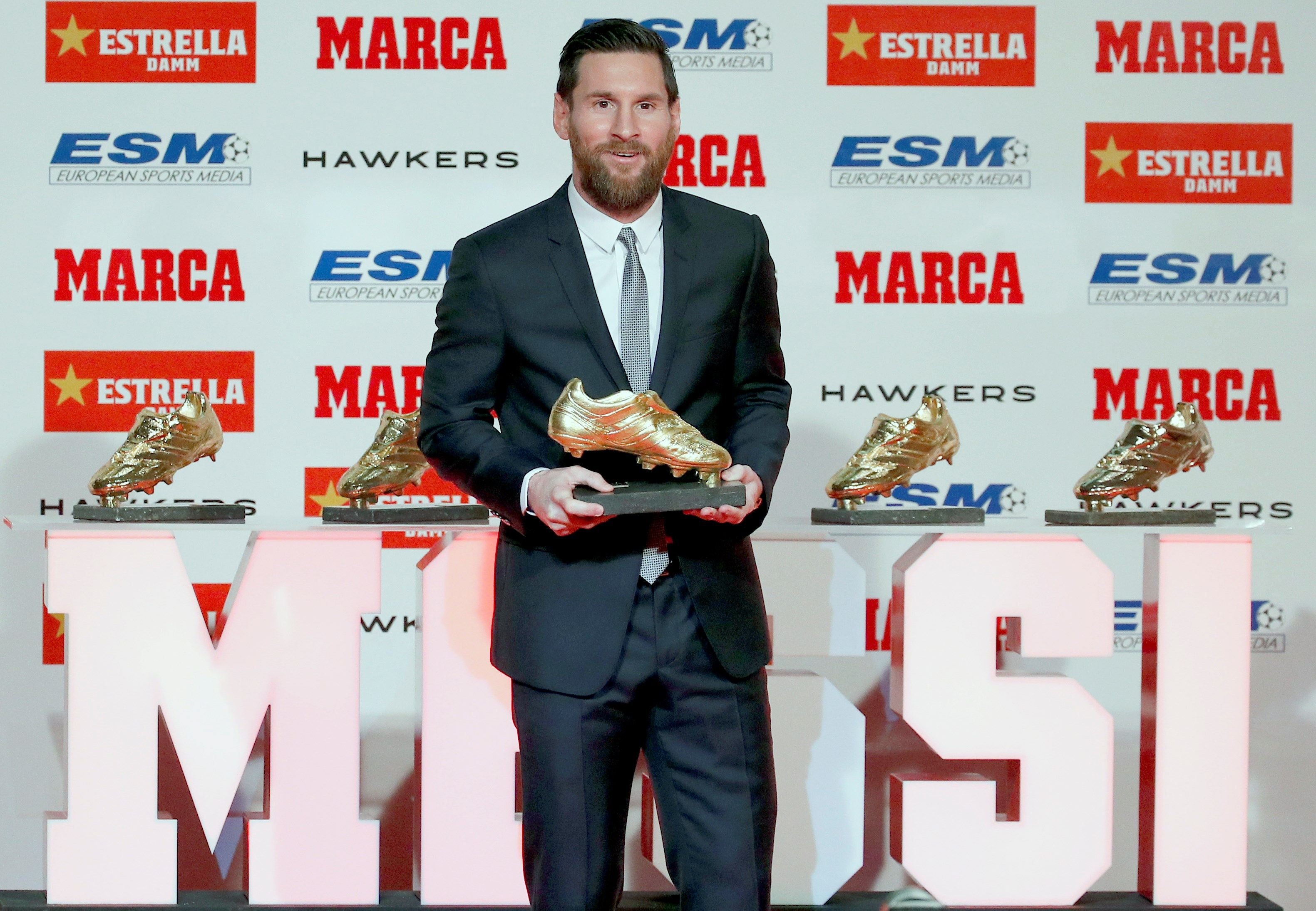 Leo Messi completa una manita histórica en la Bota de Oro