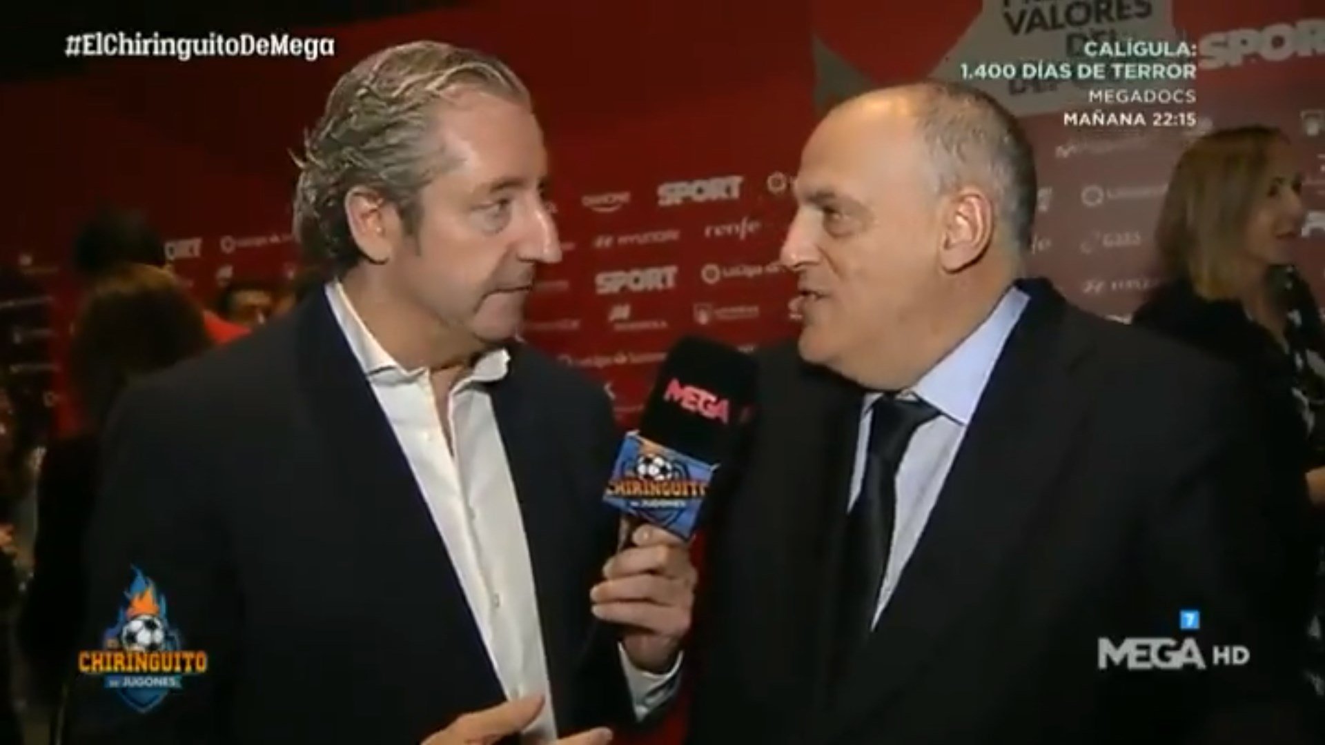 Tens cara a cara entre Tebas i Pedrerol: "Estàs pesadet"