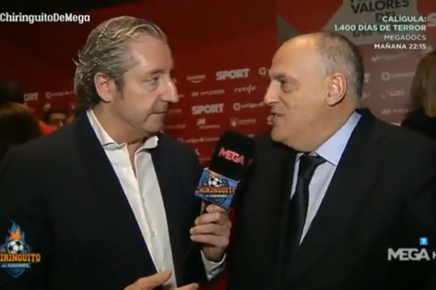 Josep Pedrerol Javier Tebas @elchiringuitotv