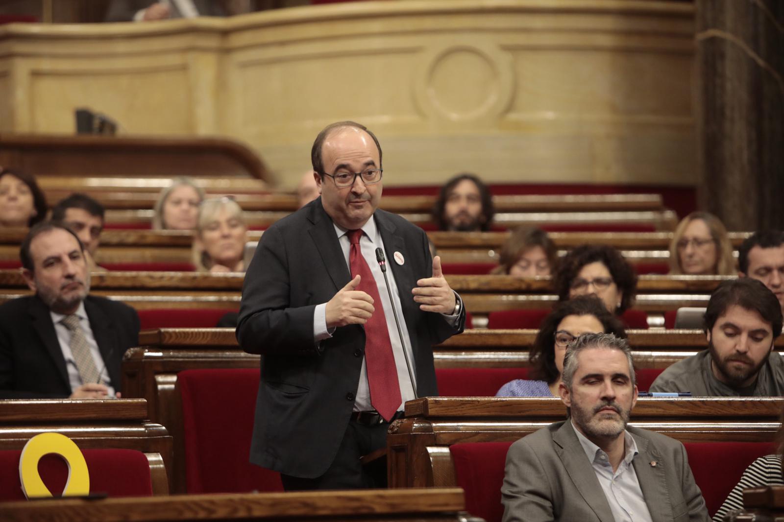 El PSC se suma a independentistes i comuns contra les amenaces d'un 155 indefinit