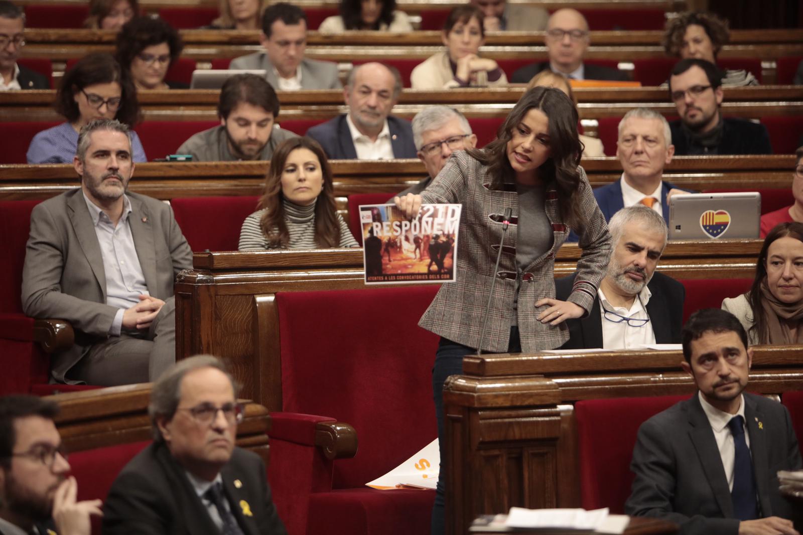 Torra, a Arrimadas: "Prou de mentides!"