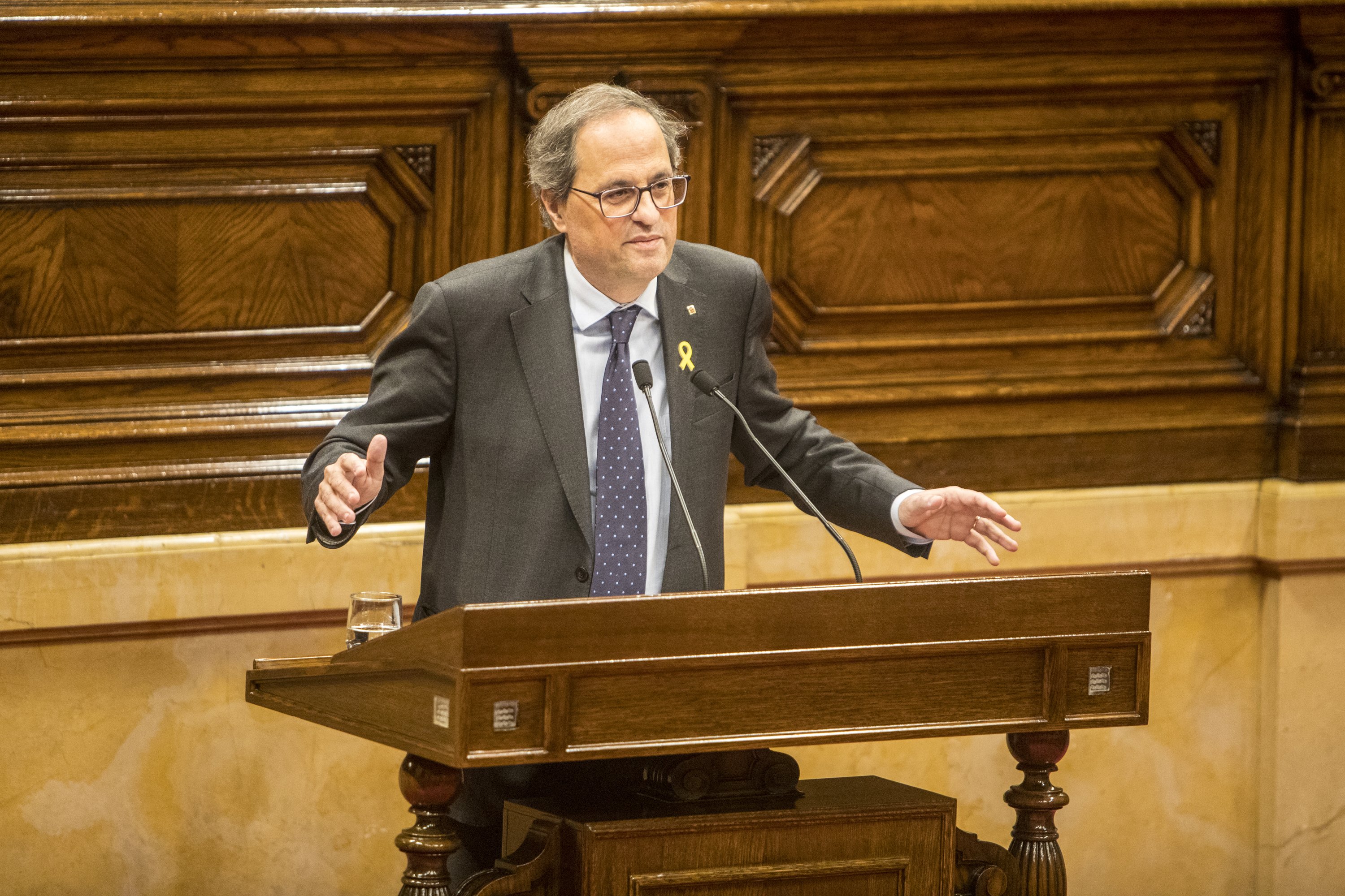 Torra recorda a Sánchez que un dels 21 punts és lluitar contra l'extrema dreta