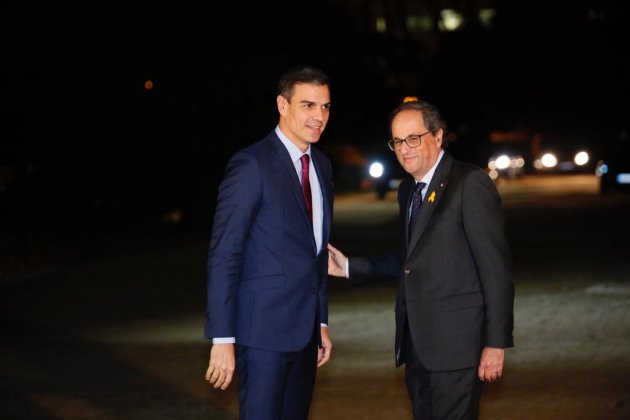 Reunió Sánchez Torra reunio Pedralbes - Sergi Alcàzar