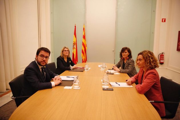 ELNACIONAL Reunió Aragonès Artadi Batet Calvo Pedralbes