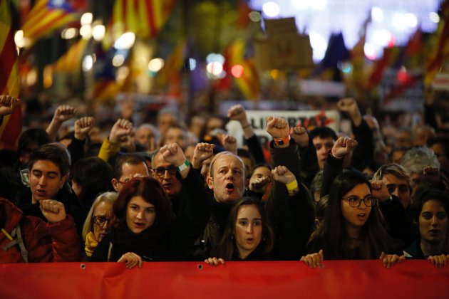 manifestació unitaria 21-d barcelona passeig de gràcia - sergi alcazar