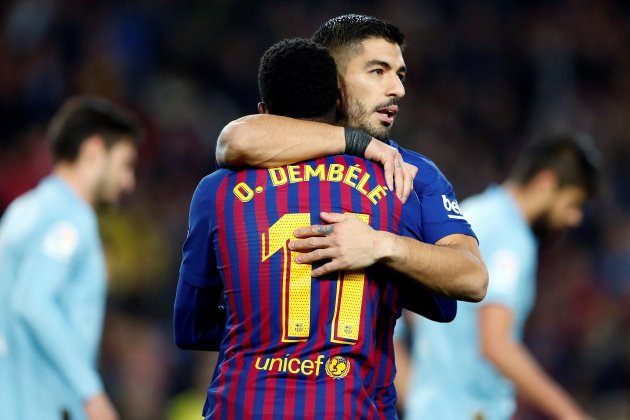 Dembélé Luis Suárez Barça Celta EFE