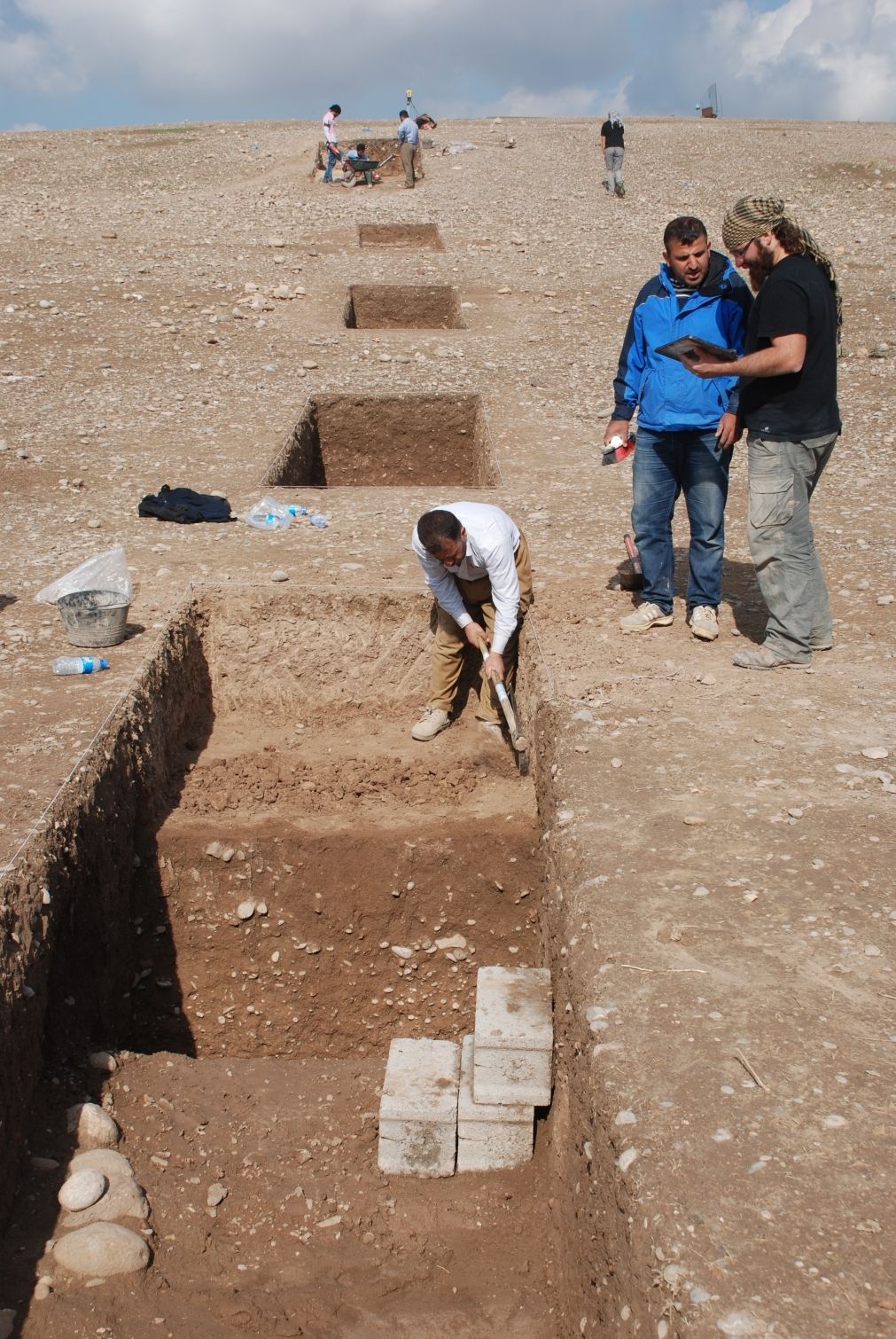 Hacer arqueología a 85 km de Mosul