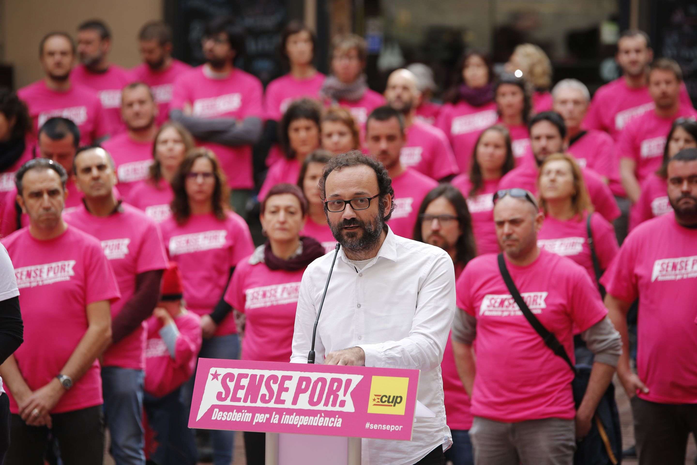 La CUP avisa a JxSí de que la moción del 9-N debe incluir la desobediencia