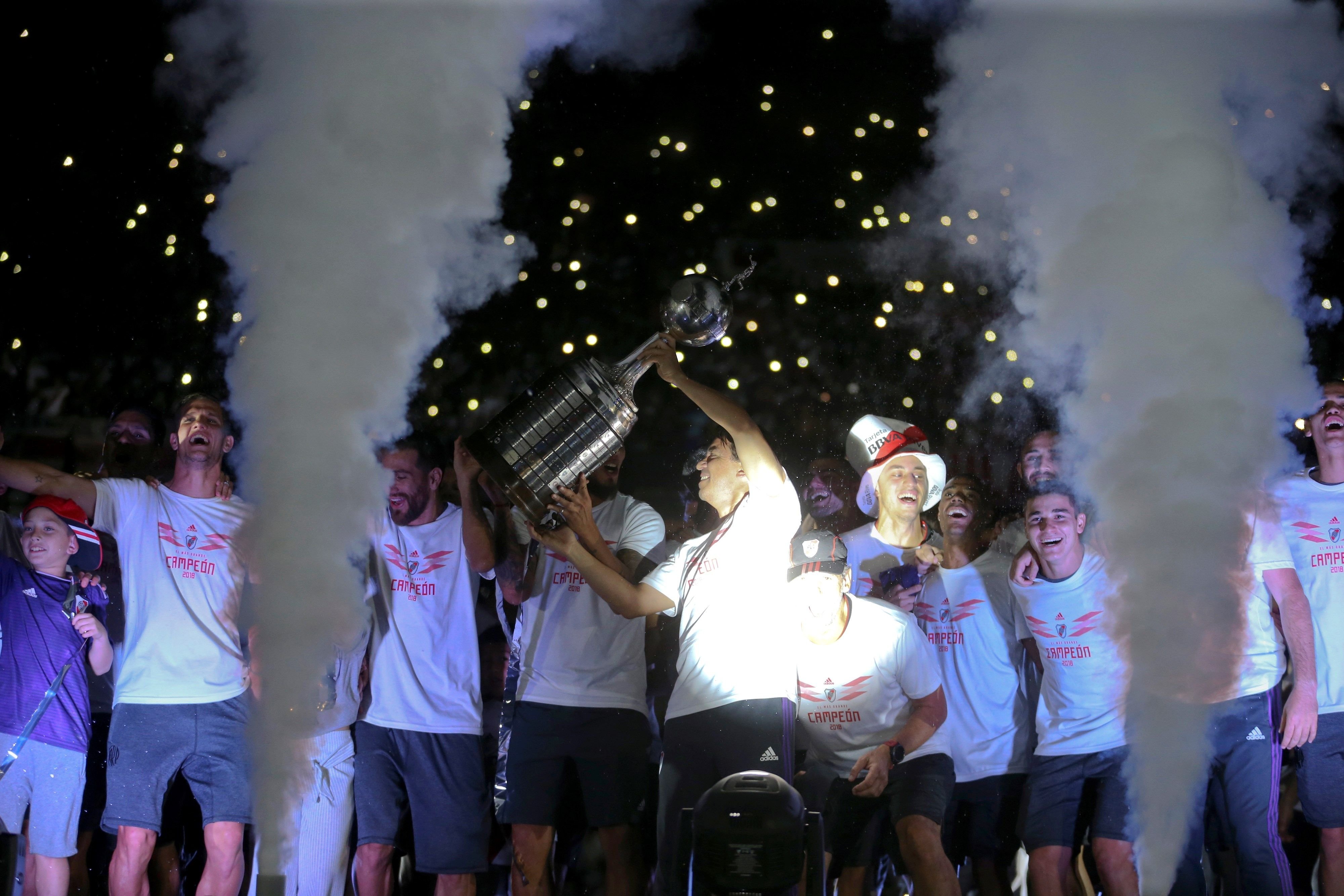 River Plate vuelve a Argentina y celebra la Copa Libertadores