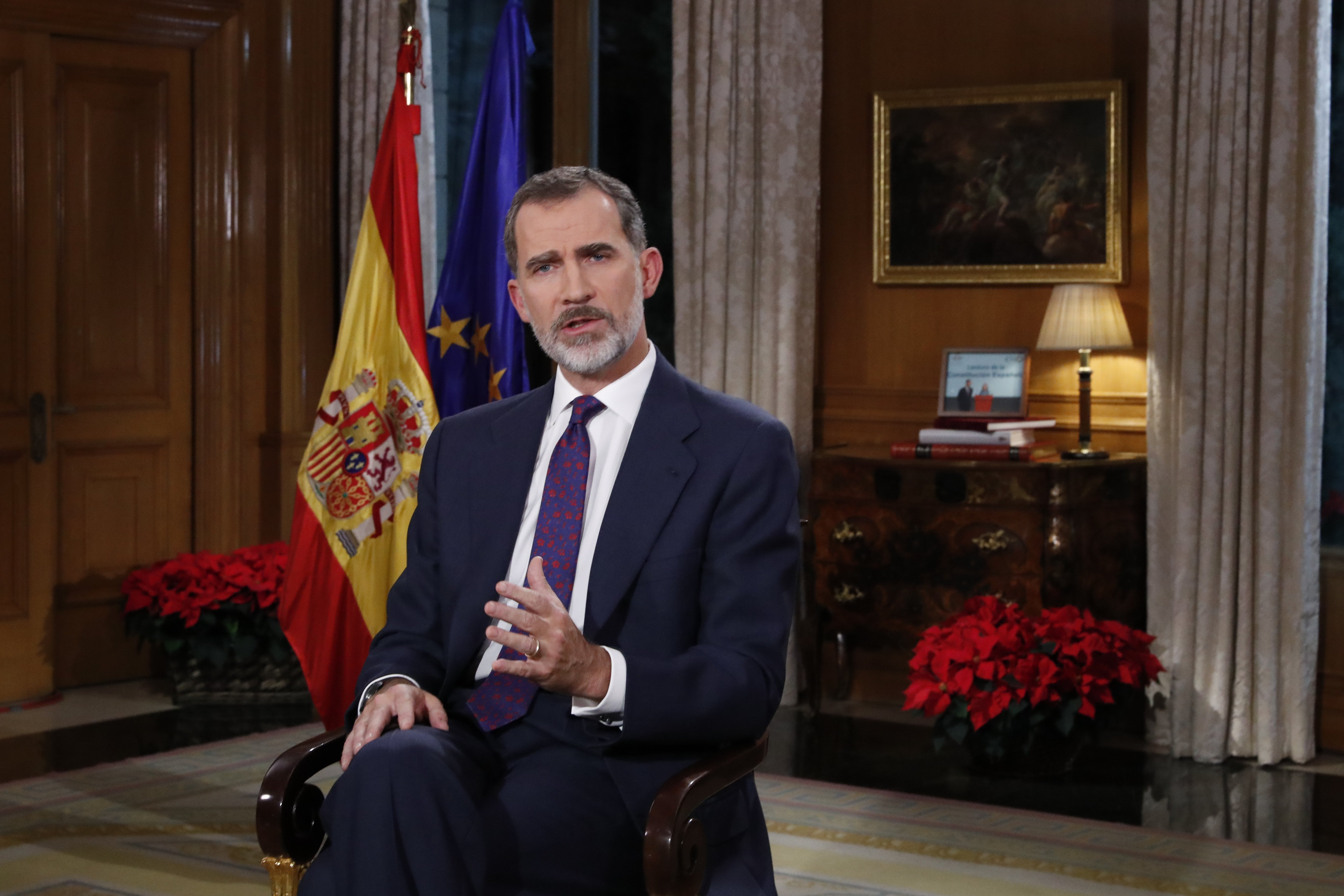 Felipe VI digs in: Christmas warnings on social harmony and "respecting" the Spanish Constitution