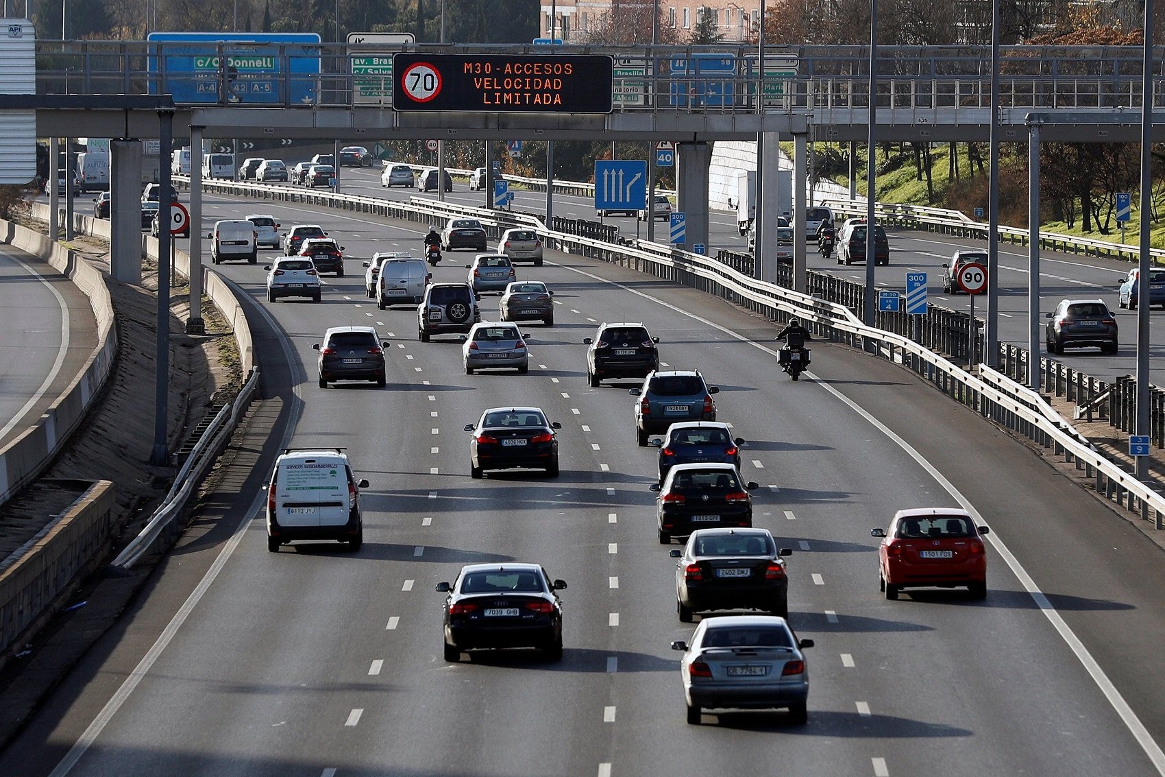 Uns 305.000 vehicles han sortit de l'àrea metropolitana fins a les 10 h