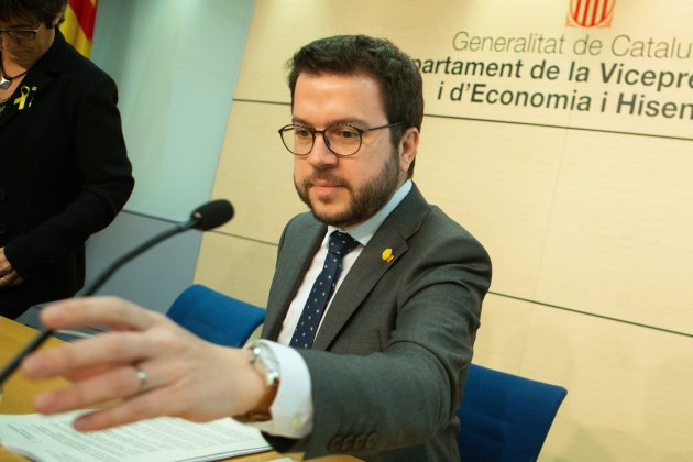 Pere Aragonés Administració Tributrària catalunya Efe Pere Aragonés Administració Tributrària catalunya Efe