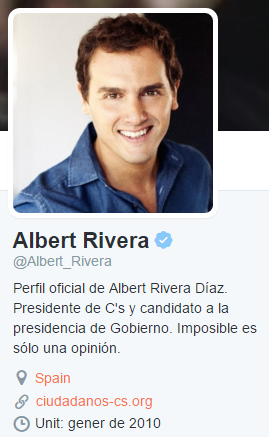 Twitterpolítica (5): Albert Rivera