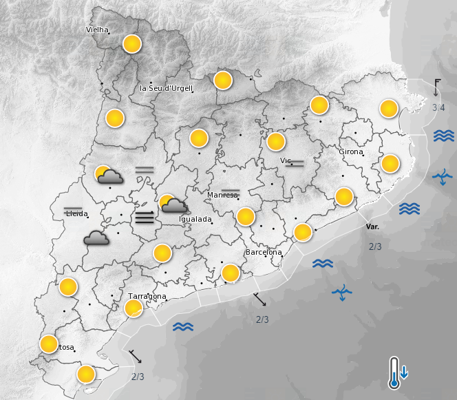 mapa catalunya