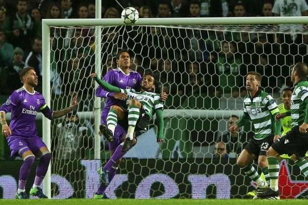 Ramos Varane Real Madrid Sporting Lisboa Champions League Efe