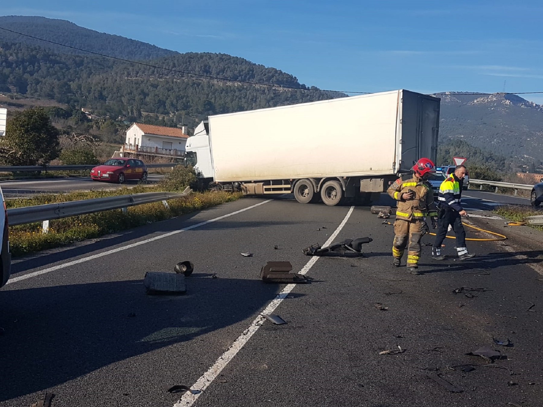 Accident mortal a Alcover pel xoc d'un turisme i un camió