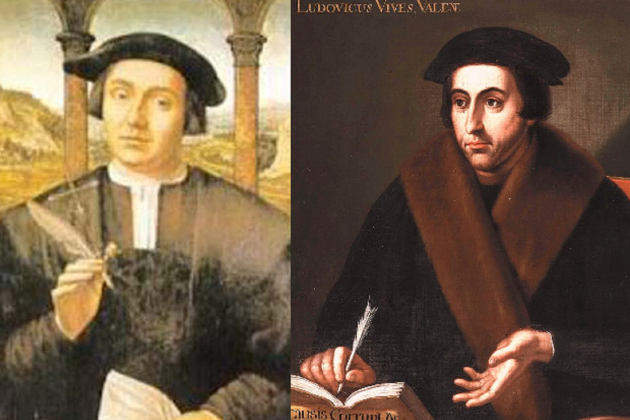 El financer Santangel i el professor Vives. Jueus conversos valencians. Font Viquipedia El financer Santangel i el professor Vives. Jueus conversos valencians. Font Viquipedia