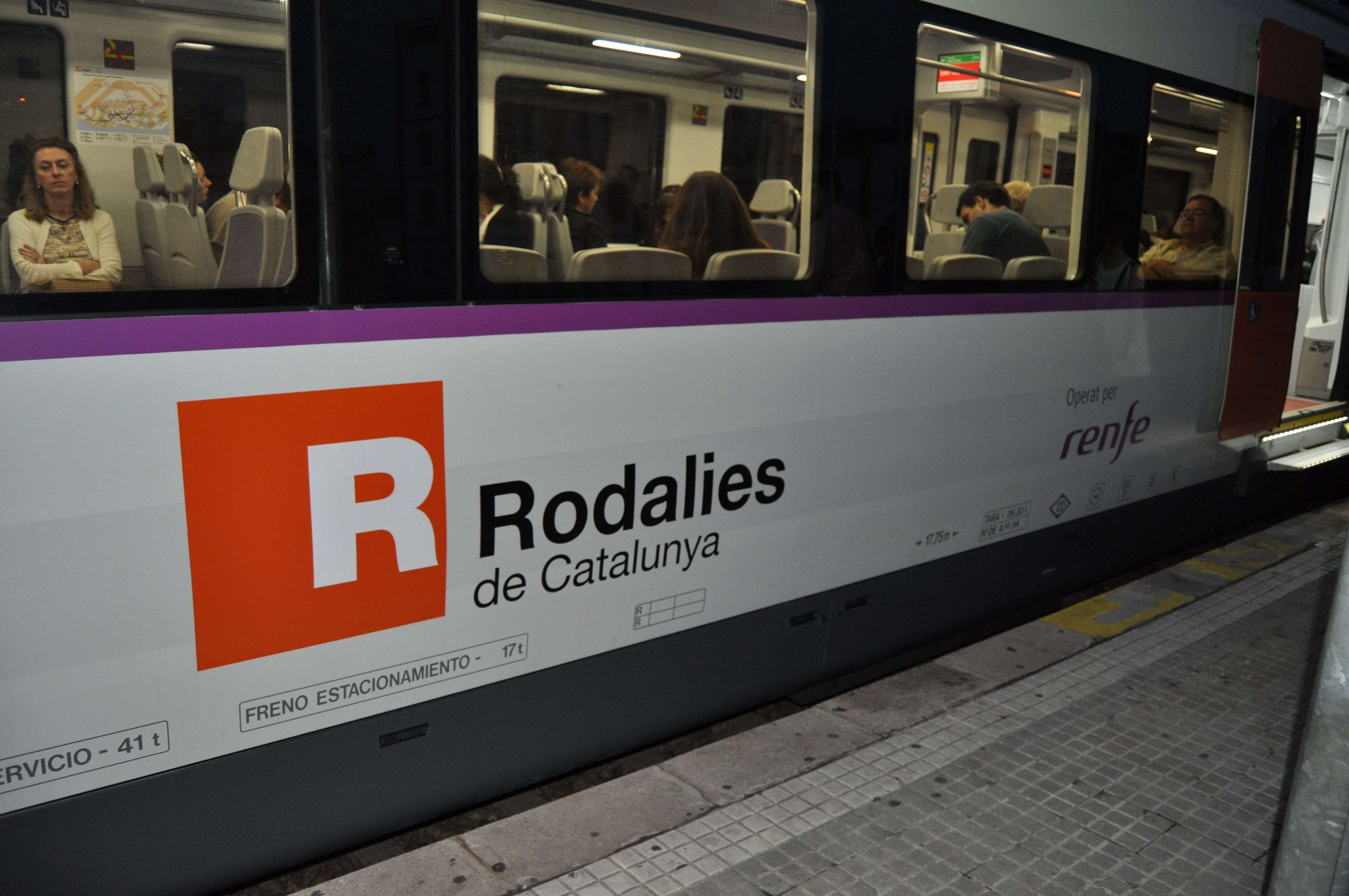 Afectaciones a la línea R3 de Rodalies por la nieve