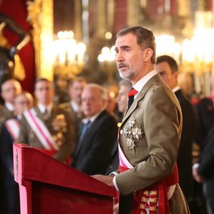 Felip VI fa una oda a la bandera espanyola: "És el símbol de la unitat"