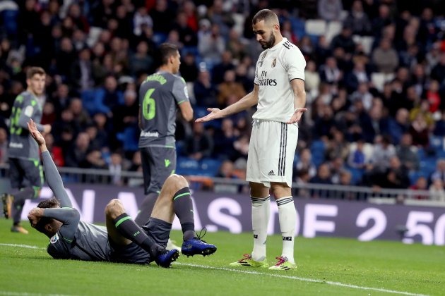 benzema madrid reial societat EFE benzema madrid reial societat EFE