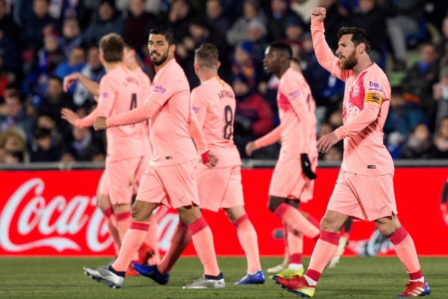 Messi Suarez Dembele Rakitic Getafe Barca EFE
