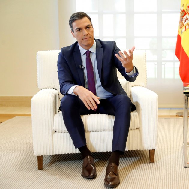 Pedro Sánchez entrevista Efe gener 2019