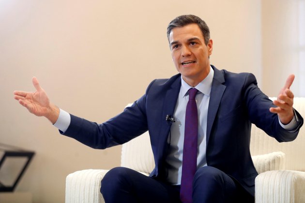 Pedro Sánchez entrevista 8 gener 2019 Efe