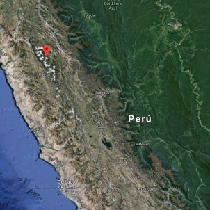 Mapa Pico Nevado Mateo, morts perú ACN