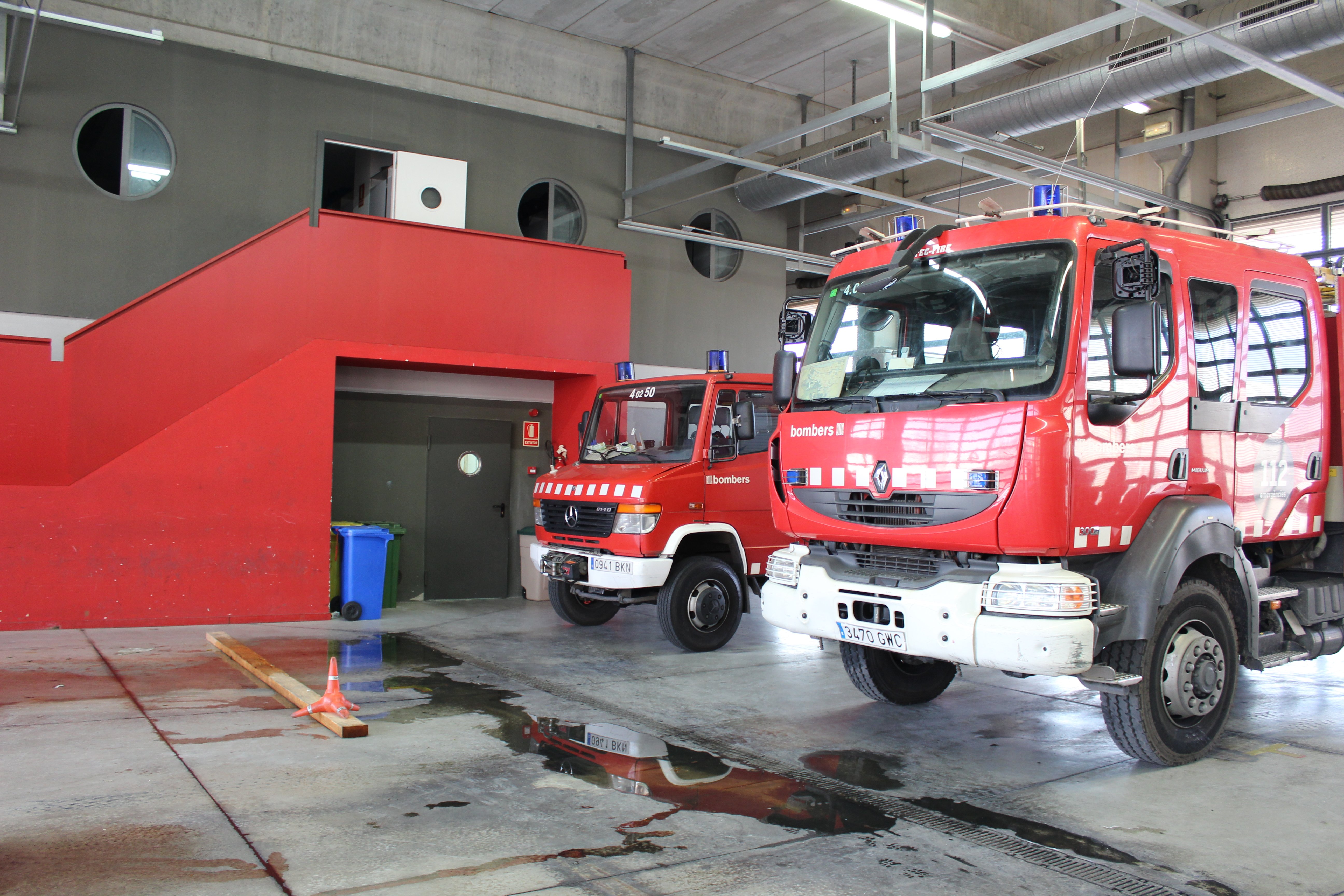 Un herido grave en el incendio de una barbacoa en Sant Jaume dels Domenys