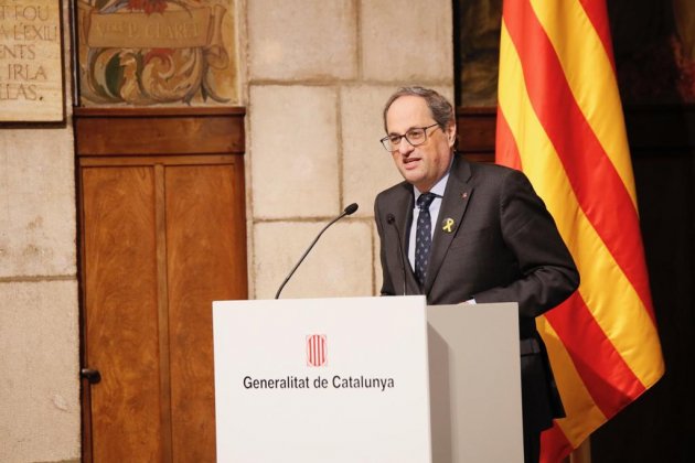 Presidente Quim Torra acto centenario red bibliotecas - Sergi Alcàzar