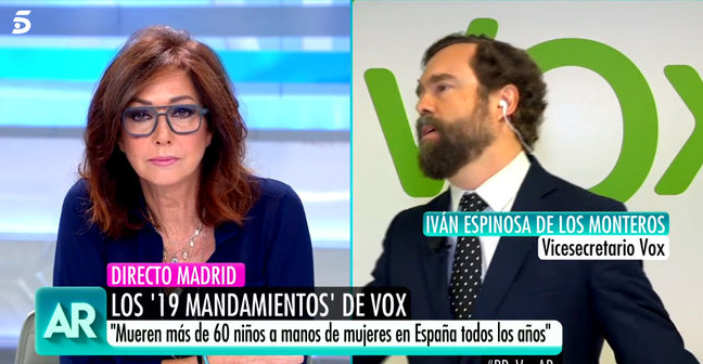 ana rosa y vox