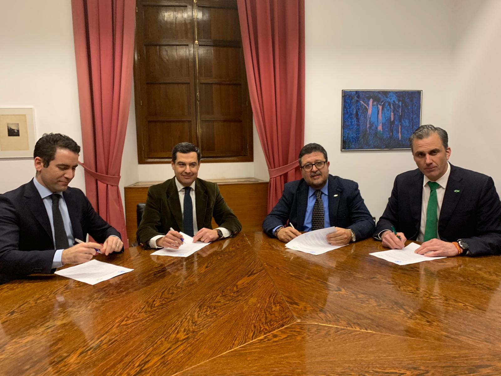Vox investirá a Moreno y entrega Andalucía a PP y Cs