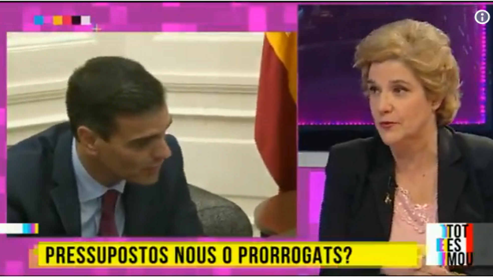 Rahola: "Hi ha molt malestar i Torra i Puigdemont tenen una posició dura amb els pressupostos"