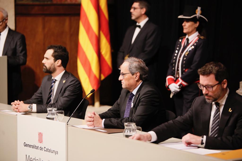 Torra convoca a Torrent y la Mesa en la Generalitat y reúne al Govern