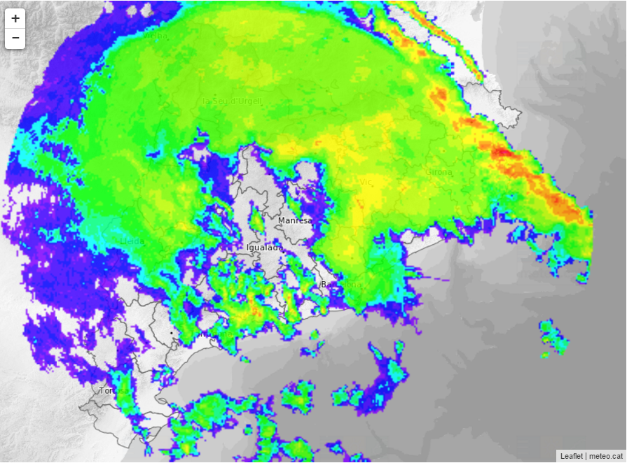 Esta madrugada parará de llover