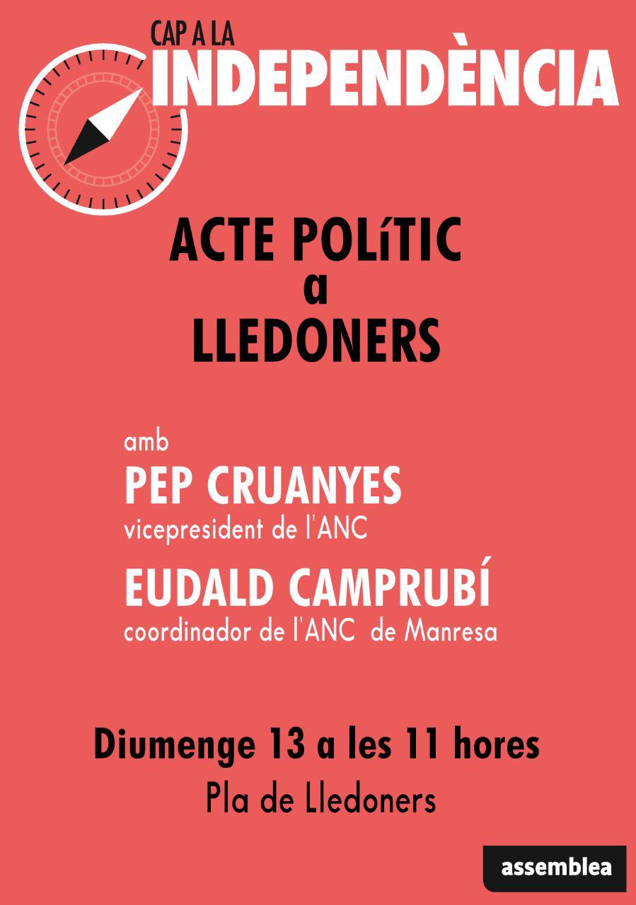 Acte polític pla de Lledoners 13-1