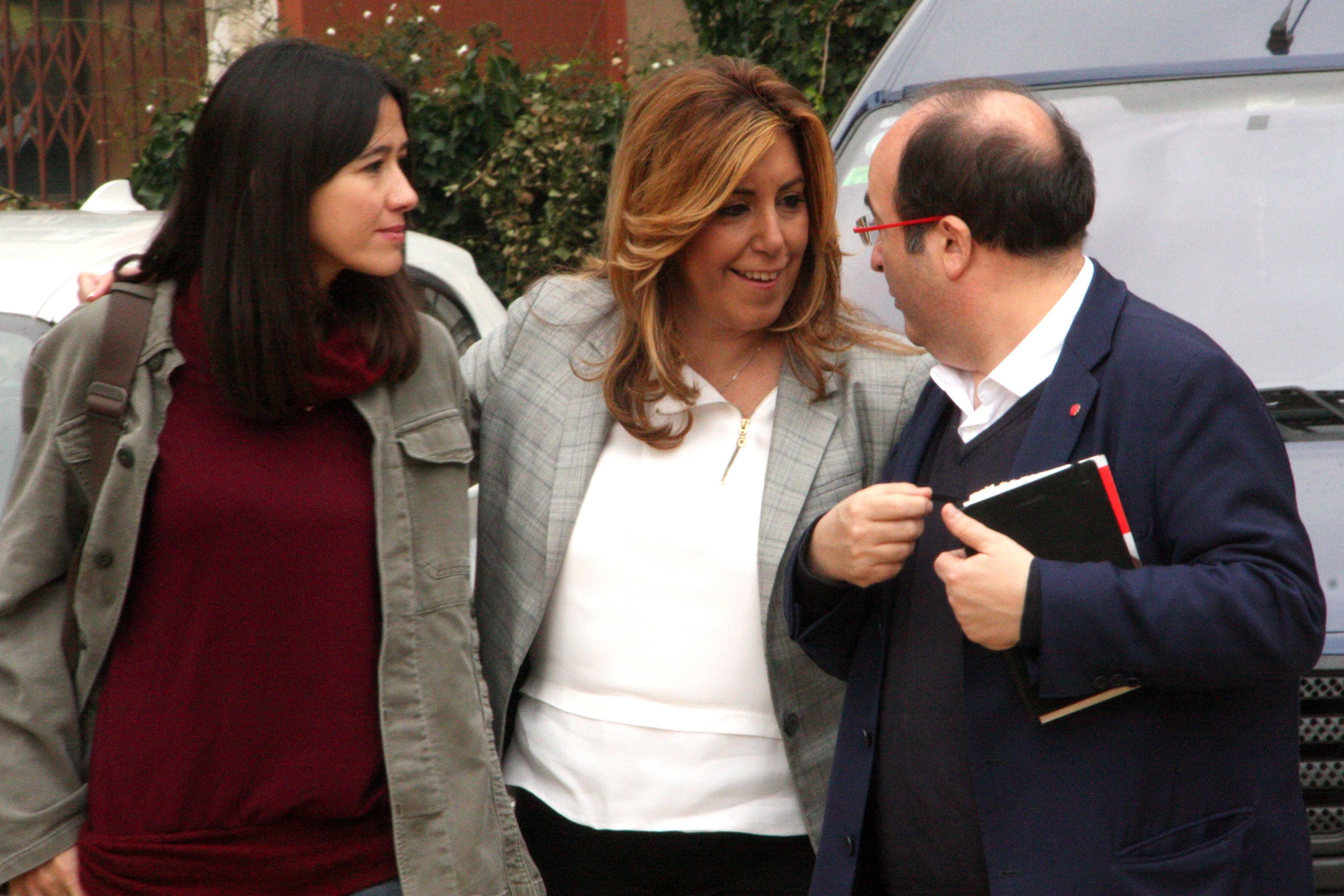 Iceta se reúne con Sánchez, Díaz y López y los pone al día sobre Catalunya