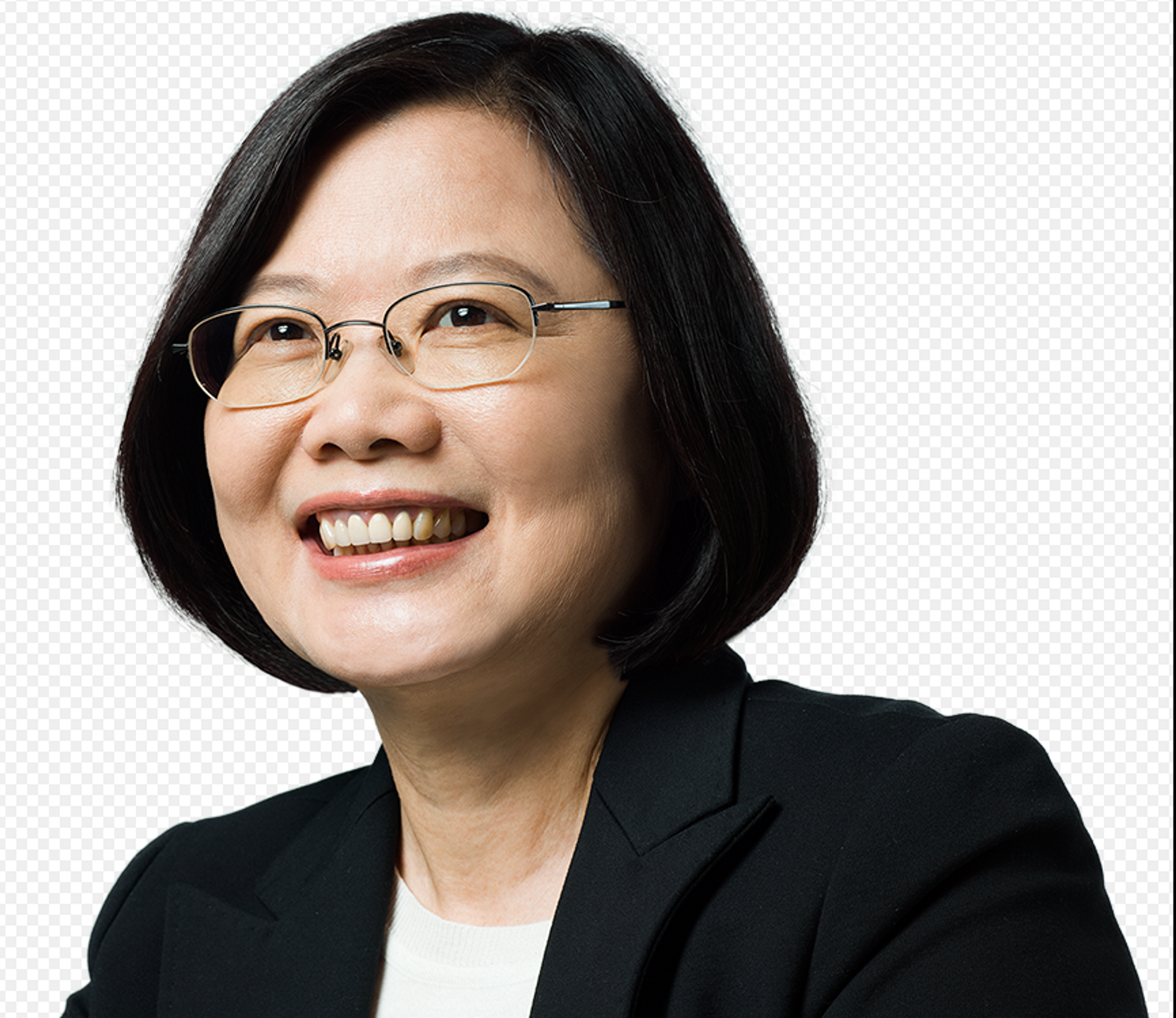 La presidenta taiwanesa, amb l'estelada per la democràcia (segons un diari asiàtic)