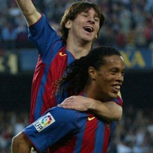 Messi Ronaldinho FCBarcelona Messi Ronaldinho FCBarcelona