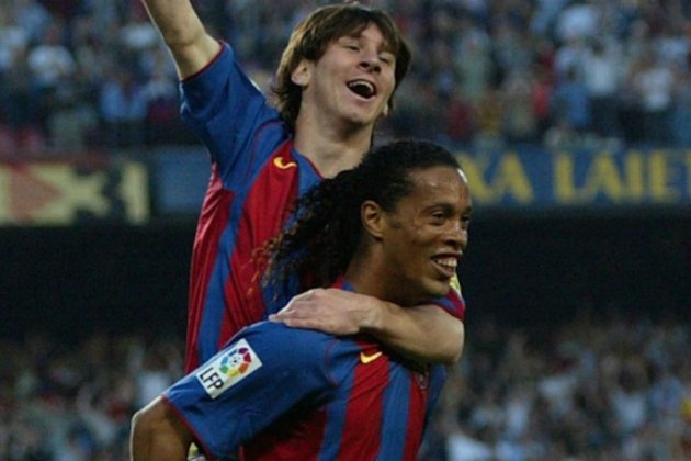 Messi Ronaldinho FCBarcelona