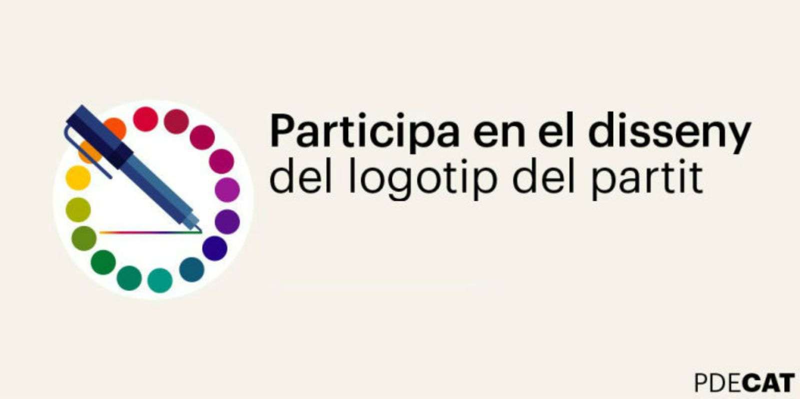 El PDECat recibe 156 propuestas para el diseño de su logotipo
