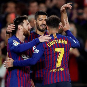 Messi Luis Suárez Barça Eibar EFE Messi Luis Suárez Barça Eibar EFE
