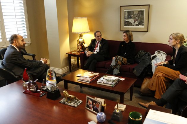 Reunio presidente Quim Torra y consejera|consellera Àngels Chacón congresista California - ACN
