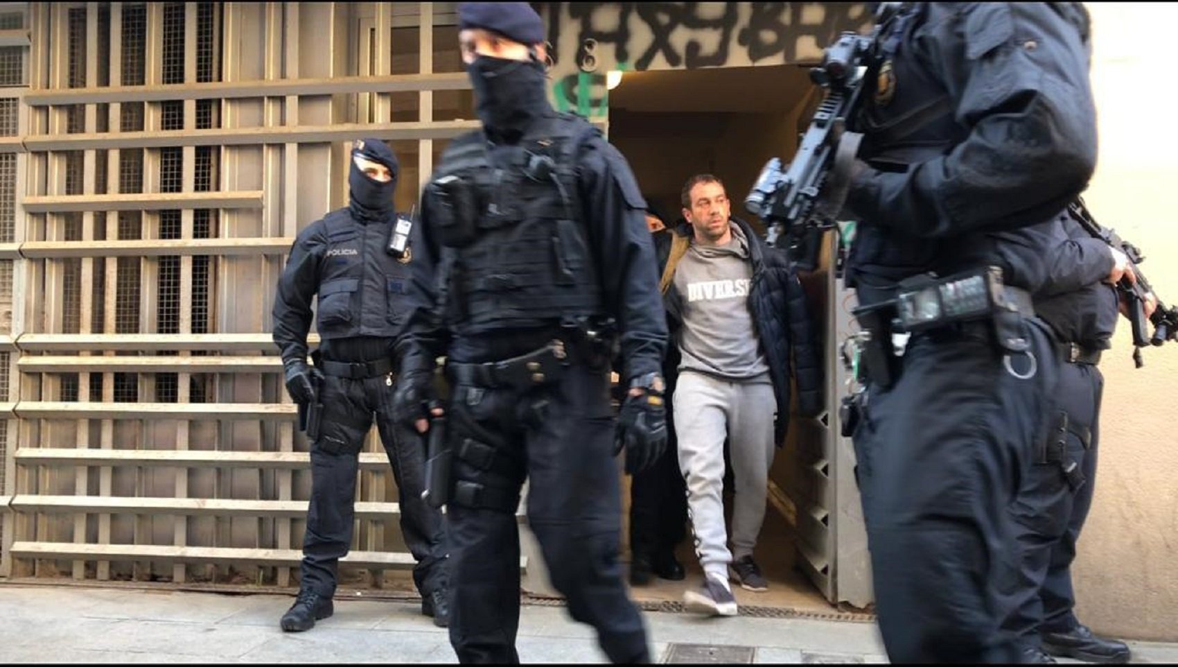 Disset detinguts en l'operació antigihadista a Barcelona i Igualada