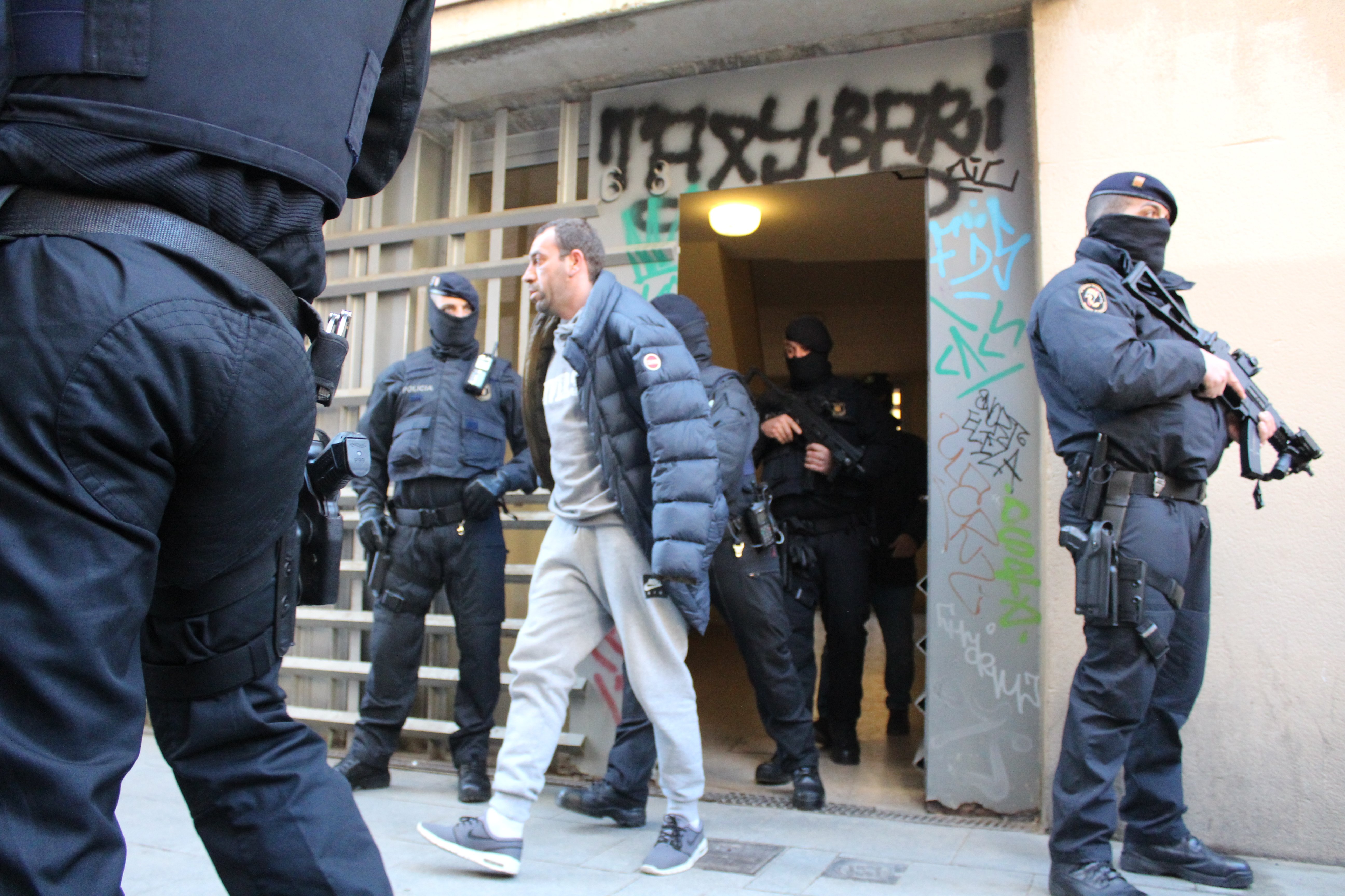 Los detenidos por terrorismo eran amigos de juventud del barrio de Santa Caterina