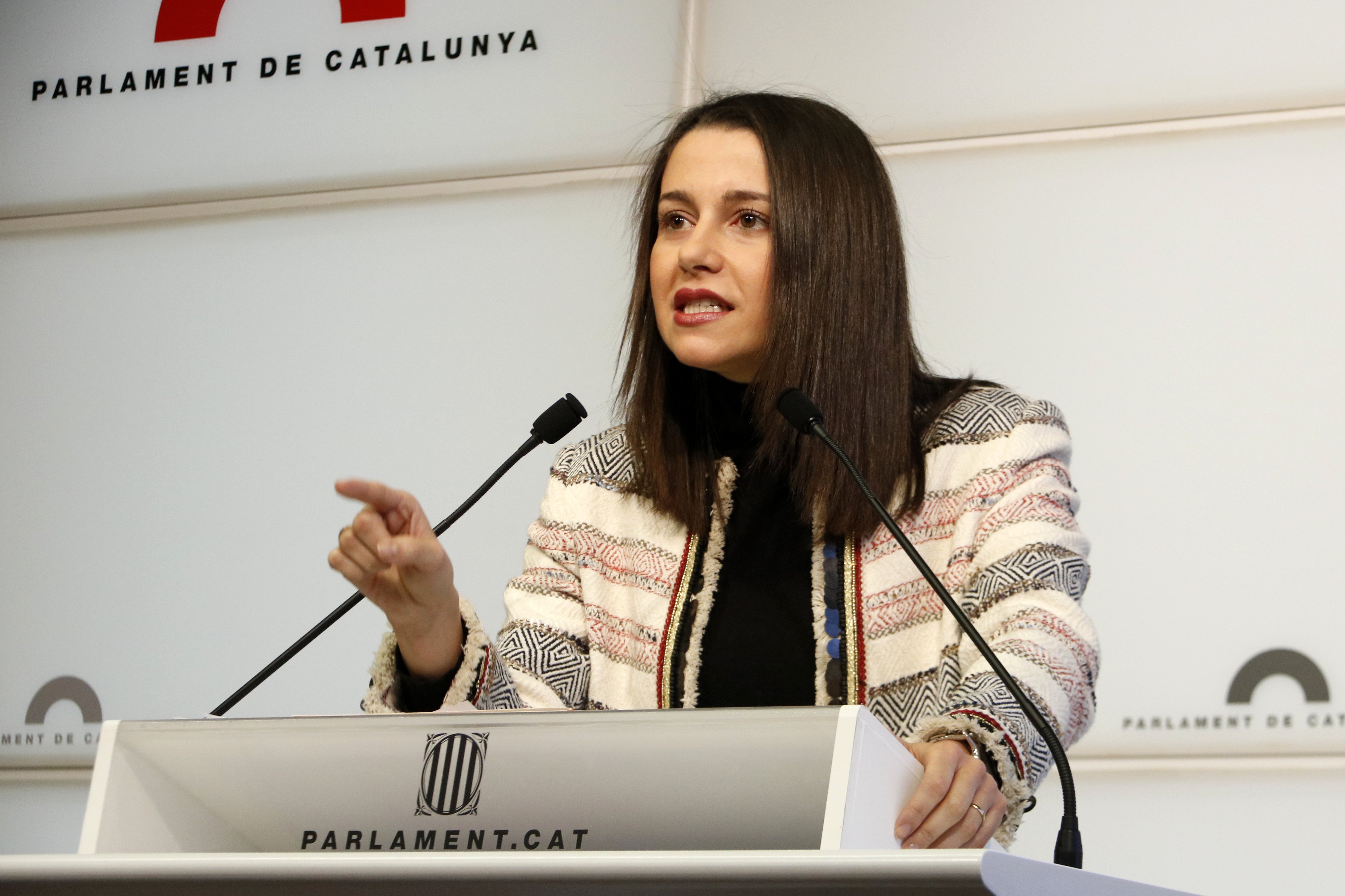 Arrimadas insults Torra as Ciudadanos' incendiary pre-campaign continues